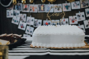 Zebra themed first birthday